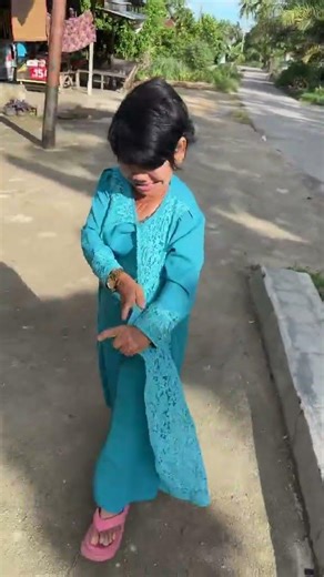 Ante Abet's reaction when asked to accompany Sis Sitan to look for cassava leaves #viralshort #funny