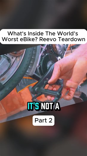What's Inside The World’s Worst eBike Reevo Teardown #bike #bicycle #ebike #teardown #fyp
