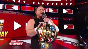 126K views · 41 shares | EXCLUSIVE: In a moment you did not see on WWE Raw, Samoa Joe gave his potential challengers a preview of what they're in for at WWE Stomping Grounds. | WWE Raw | Facebook