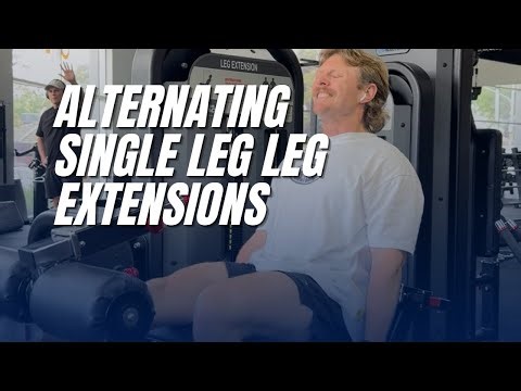 Alternating Single Leg Leg Extensions