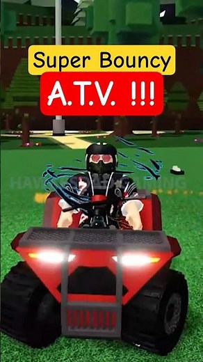 Roblox Build a Boat for Treasure Super Bouncy ATV All terrain vehicle motorcycle #babft #roblox