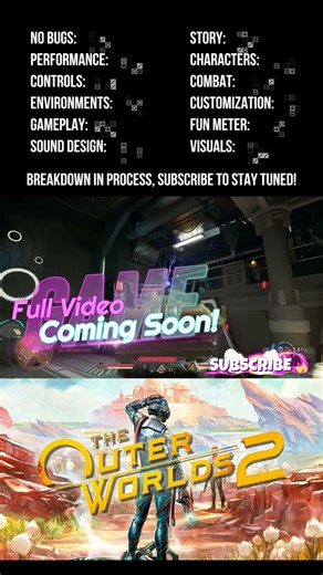 Complete Breakdown Coming Soon on the Channel! #gaming #theouterworlds2