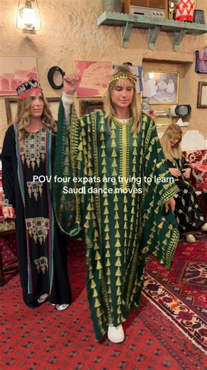 Carly Overman on Instagram: "We failed 🙈 or are we getting somewhere?? Trying to learn Saudi dance moves here pls help @cedricsaudi2 @vesnapetrovicx @fernanda_caroline85 #saudiarabia #dammam #heritagevillage #ksa"