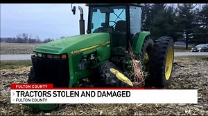 Tractors stolen, crashed in Fulton County