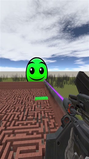 Destroying Fire In The Hole in Big Maze Gmod Nextbot