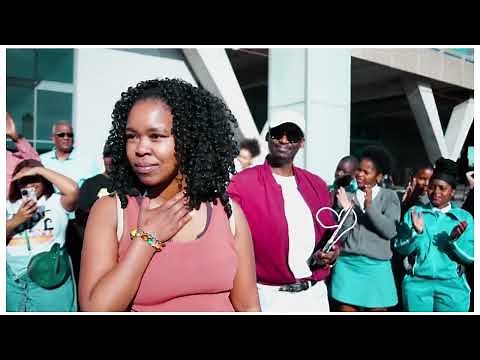Zahara's Reception at Cape Town Airport