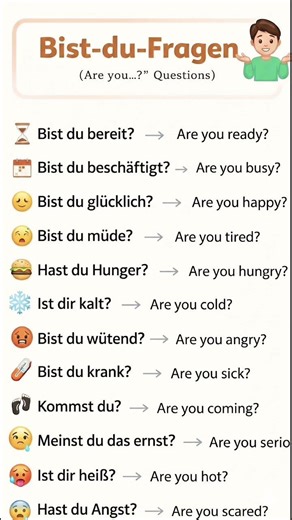 Quick German 🇩🇪: Question in German #learngerman #deutschlernen
