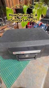 (1182) Vlog 298/How secure is a Sentry Safe Lock box???#lockpicking #365hours #howtopicklocks