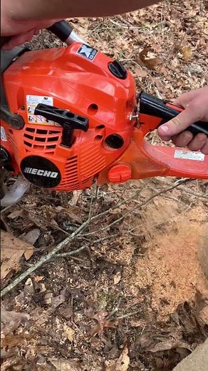 Echo CS-501P Chainsaw vs Oak Log