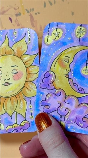 drawing 100 SPOOKY art cards ☀️ 90 🌙 91