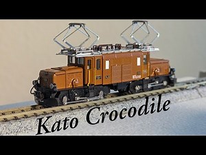 Kato Ge6/6-I Rhatische Crocodile Test Drive! 3103-1