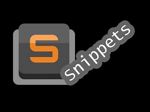 Criando Snippets Sublime Text