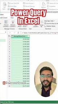 How to Clean Date in Excel | Excel Amazing Trick #excel #exceltips #shorts