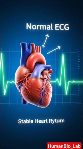 ECG Basics Part 1 | Normal Heart Rhythm #ecg #medicalscience #bio #3dmedicalanimation