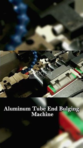 The Beauty of Power & Precision! The Mesmerizing Process of an Aluminum Tube Bulging Machine
