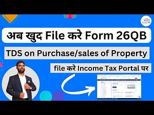 how to file form 26QB on sale of property |File Form 26QB Online |TDS on Property Purchase Form 26QB