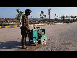 Asphalt cutting machine | How to cut ✂️ Asphalt of road