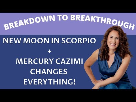 New Moon in Scorpio + Mercury Cazimi Changes Everything!