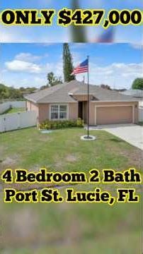 Quick Tour of 1858 SW Lennox Street, Port St Lucie Florida 34953 #youtubeshorts