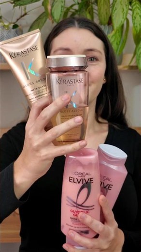 Kérastase Gloss Absolu VS L'Oreal Elvive Glycolic Gloss