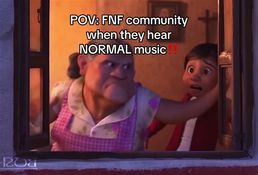 POV: FNF community when they hear NORMAL music‼️ #fnf #fridaynightfunkin #memes #fypviralシ #music