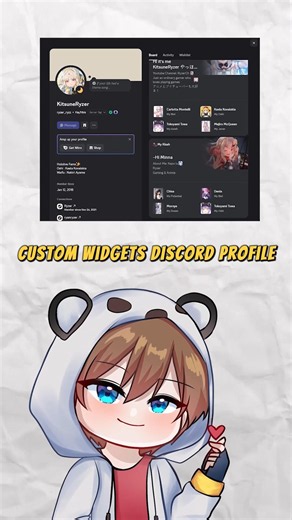 How to Customize Discord Profile Widgets #discord #discordmemes #discordserver #discordmeme #wuwa
