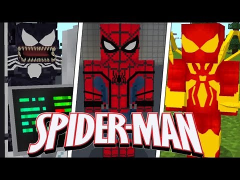 New SPIDERMAN mod for Minecraft Bedrock