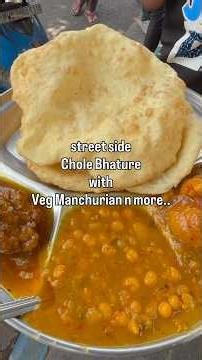 Best Breakfast Point near South City ? Bhature with Veg Manchurian ! | Kolkata Morning Street Food