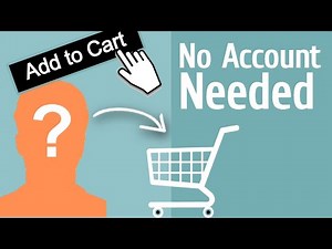 Adding Items to Cart without Registering a Account | eCommerce Website