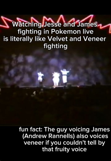 all I can hear is veneer I can't-😭😭 || Plz watch the entire thing it's worth it it's hilarious. // #velvetandveneer #pokemonlive #jesseandjames #teamrocket #fyp // @Pokémon/ポケモン【公式】 @Andrew Rannells @DreamWorks Trolls