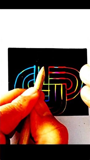 scratch paper drawing❤ #asmr #art #msscratch #tiktok #drawing #painting #satisfying