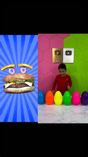 Burger Reacts on Instagram: "RAINBOW EGGS!!! #brainrot"