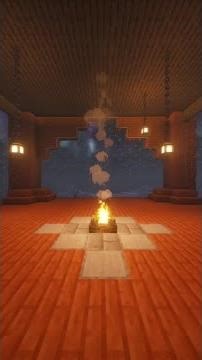 Stop Scrolling for 1 Minute - Cozy Minecraft Cabin in the Snow 🔥❄️ #minecraftambience #relaxation