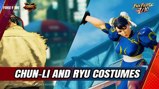 The Free Fire x Street Fighter V collaboration is almost here! 🥊 Take a look at the changes that await, as we kick things into high gear! New bundles, item skins, limited-time themed appearances and more! | Garena Free Fire