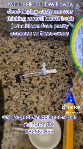 whirlpool double wall oven thermal fuse replacement. appliance repair Arlington tx dfw