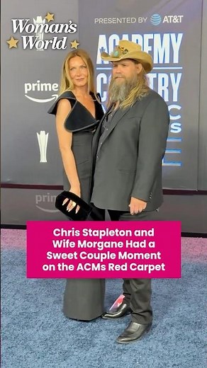 Chris and Morgane Stapleton's Sweet ACM Red Carpet Moment