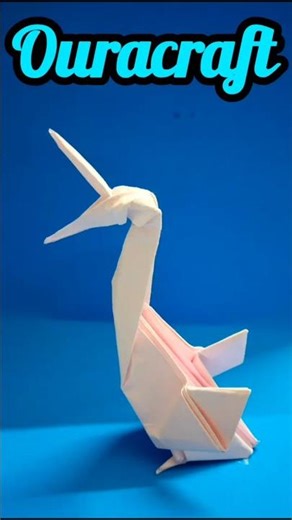 Easy DIY Pelican 🐦✨ Who knew paper could look this cool?