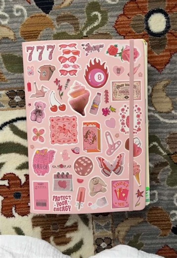 my first flip through !! 💗🌸🎀💕🌷🩷 #journalwithme #junkjournal #journalling #journalspread #journalflipthrough