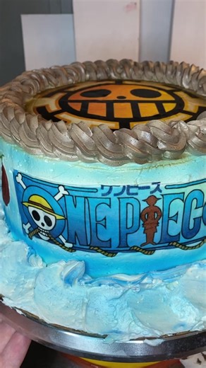 One Piece Luffy Birthday Cake
