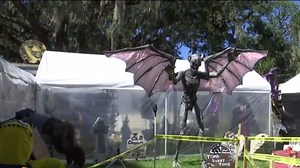 Melbourne Village family's Halloween display a spooky neighborhood treat