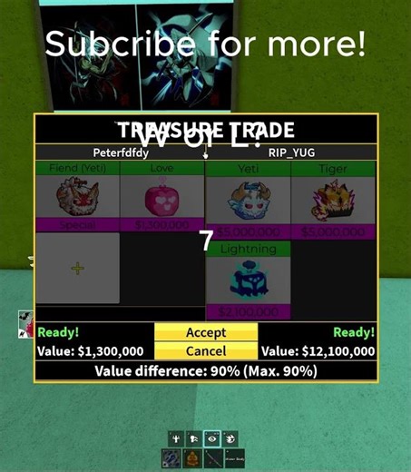 W Or L Trade In Roblox Bloxfruits? Pt 3 #roblox