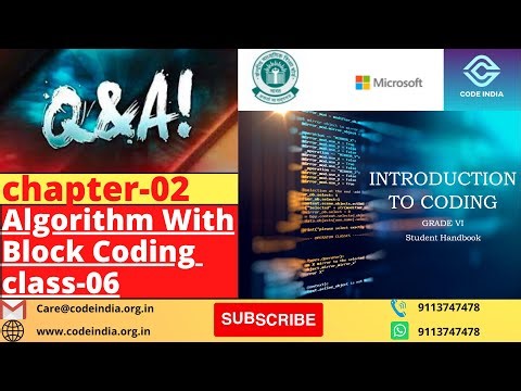 (Class-06)Q&A session of(Chapter-02)CBSE New Coding Curriculum||Real-Life Based Problem By Microsoft