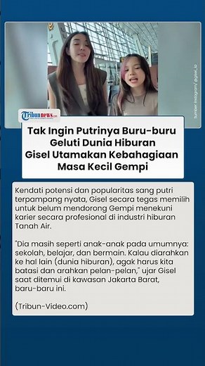 Gisel Prioritaskan Kebahagiaan Masa Kecil Gempi, Belum Ingin Putrinya Masuk Dunia Hiburan