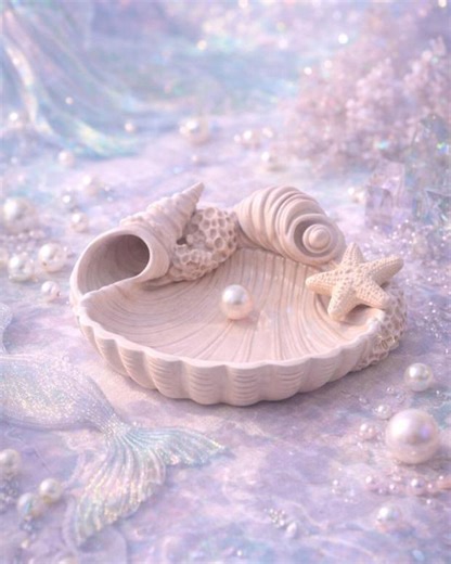 Seashell Tray STL File, Coastal Decor 3D Print (digital Download) - Etsy Australia