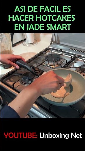 It's that easy to make pancakes using Jade Smart cookware. #jadesmart #jadecook #oatcake