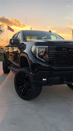 WHO’S READY FOR A 1 OF 1 CUSTOM GMC SIERRA 1500 AT4?! 🔥🔥🔥 MURDERED OUT 6” LIFT 24” WHEELS FULLY CUSTOMIZED THIS THING IS A WHOLE DIFFERENT LEVEL! 😮‍💨💨 Built to turn heads, stand out, and have everybody asking, “WHO BUILT THAT?!” WHO WANTS THIS ONE?! 👀🔥 DM ME TODAY — LET’S GET YOU RIDING! #gmc #sierra #liftedtrucks #houston #fyp