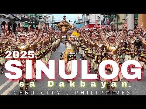 CEBU CITY: SINULOG SA DAKBAYAN 2025 Street Dancing Full Performance, January 12 2025