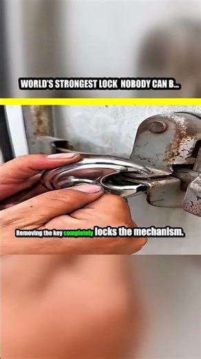 World’s Strongest Lock 🔒 Nobody Can Break This 😱