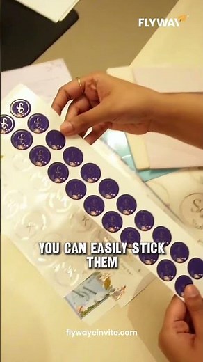 Custom Monogram Sticker Printing ✨ Wedding Branding Stickers