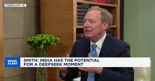 India's AI 'stands out' within the Global South, says Microsoft president